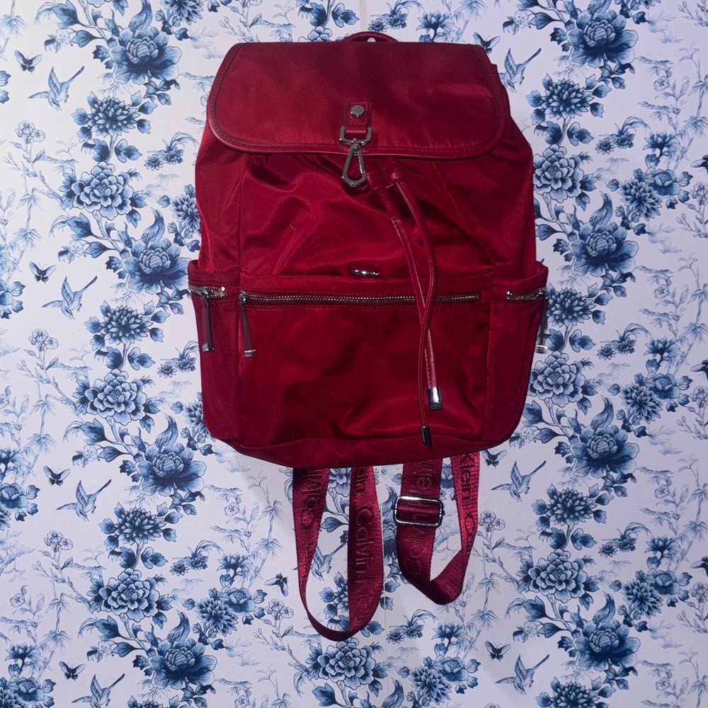 Calvin Klein Bold Red Backpack